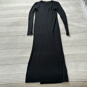Allsaints fitted merino dress